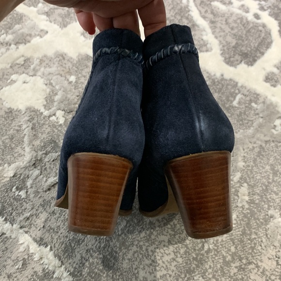 Jack Rogers Navy Blue Suede Booties size 9.5 - Picture 10 of 16
